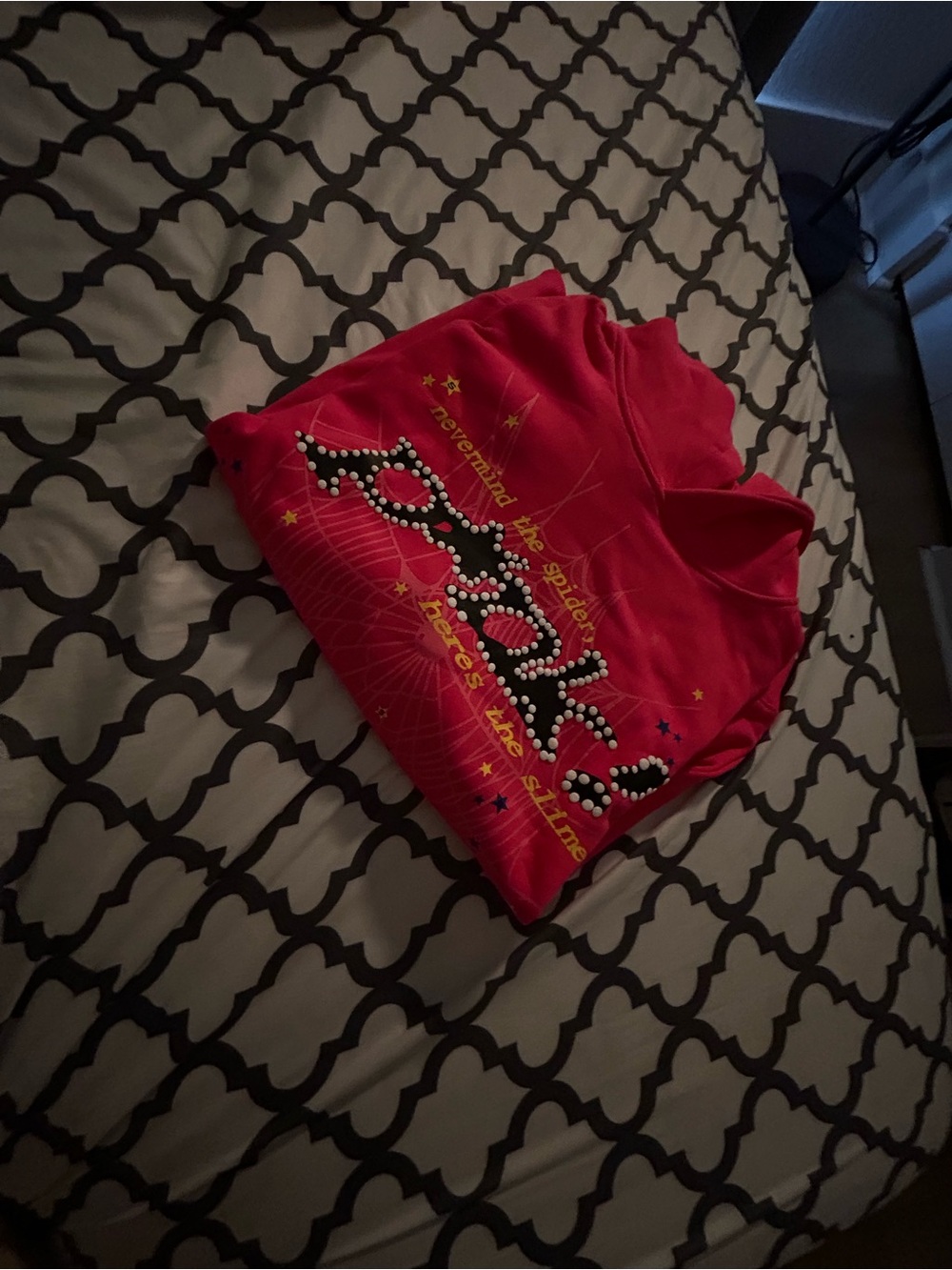 Red Graphic Pullover Hoodie - sp5der Brand